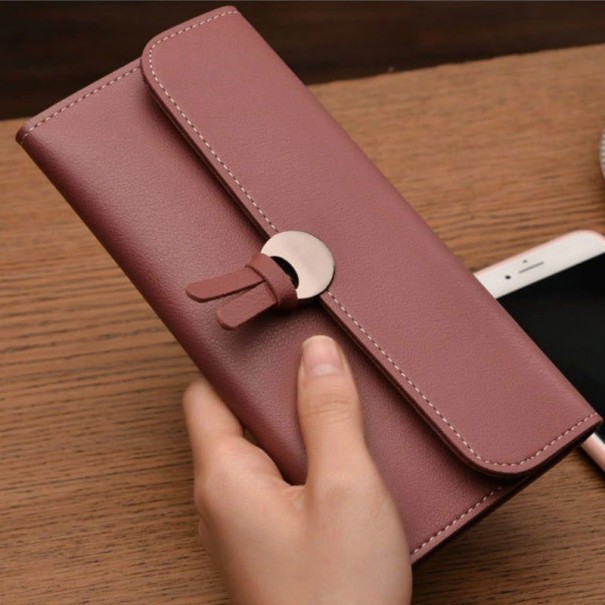 Portofel de piele pentru femei M170 burgundy
