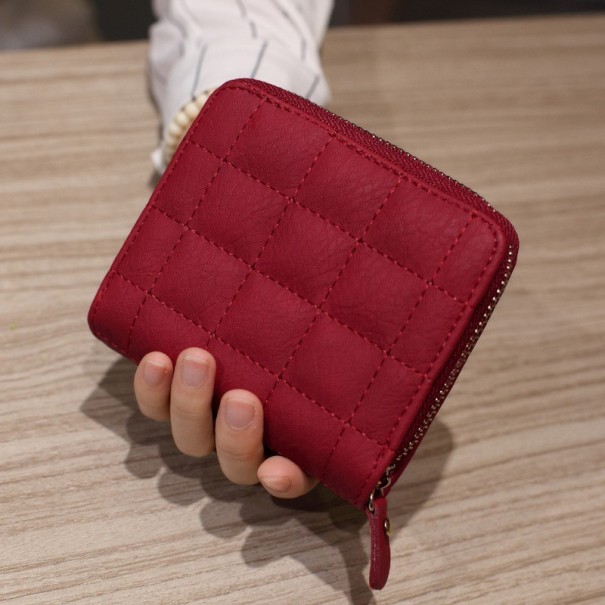 Portofel elegant pentru femei cu model J2809 burgundy