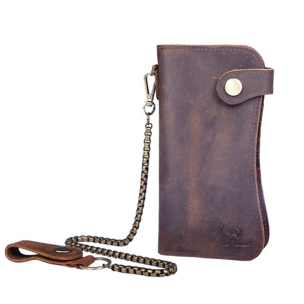 Portofel retro din piele pentru bărbați M475 2