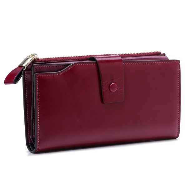 Portofel retro din piele pentru femei M151 violet