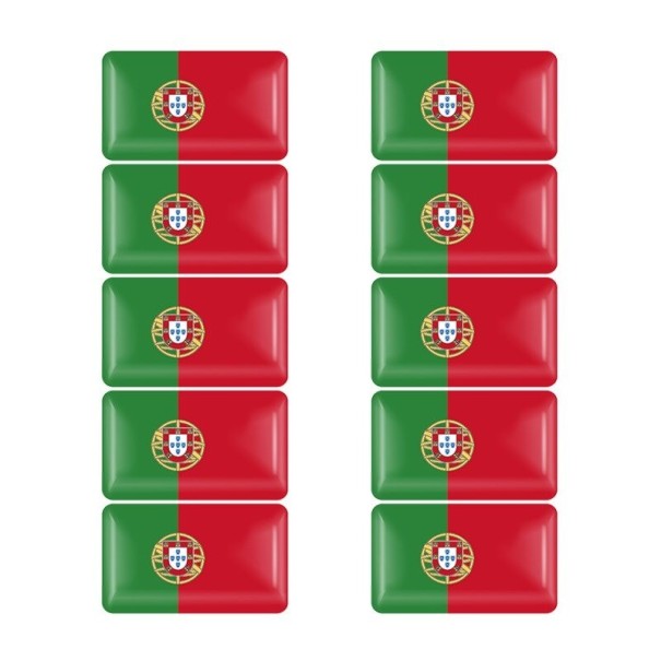 Portugal Flagge Autoaufkleber 10 Stk 1