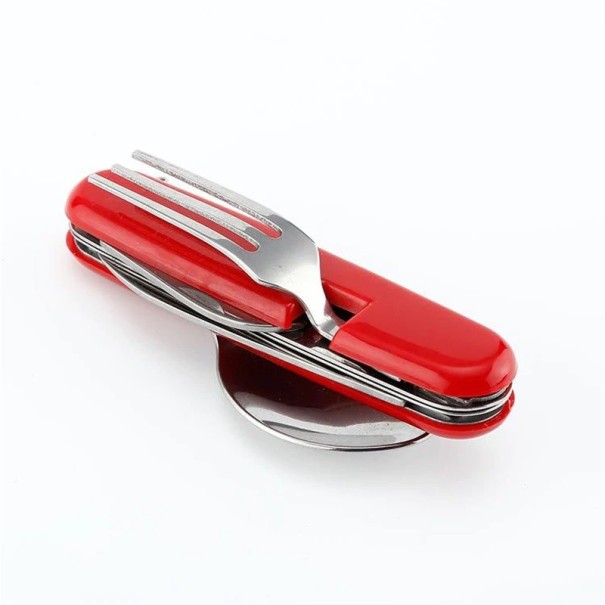 Posate da Picnic 4 in 1 J2237 rosso