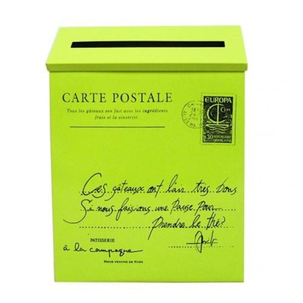 Postkasse J3171 grøn