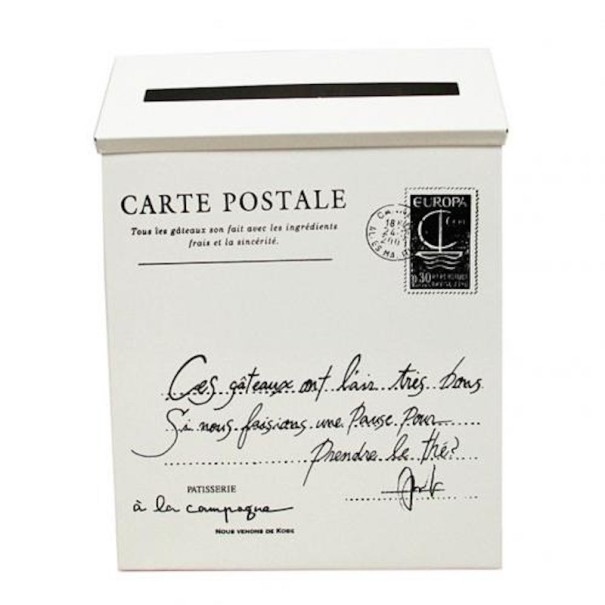 Postkasse J3171 hvid