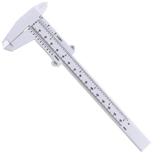 Posuvné meradlo biela 15 cm