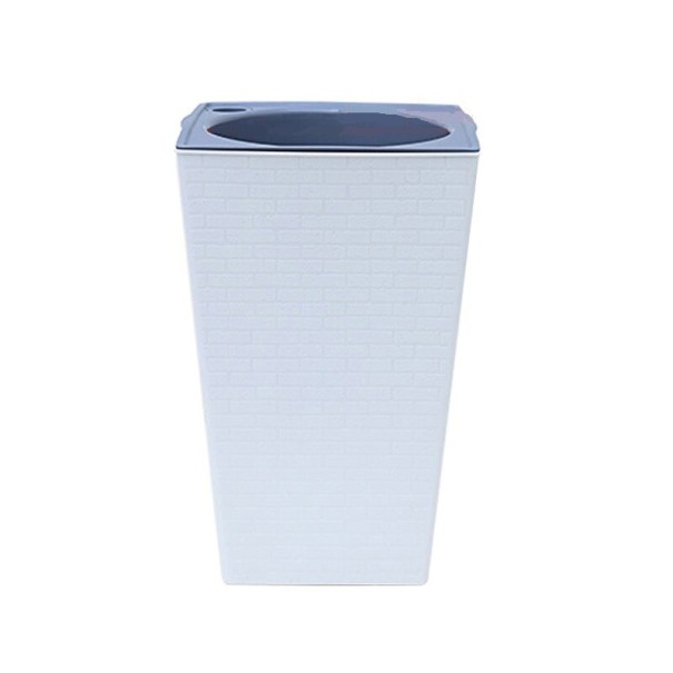 Pot de fleurs auto-arrosant H992 blanc