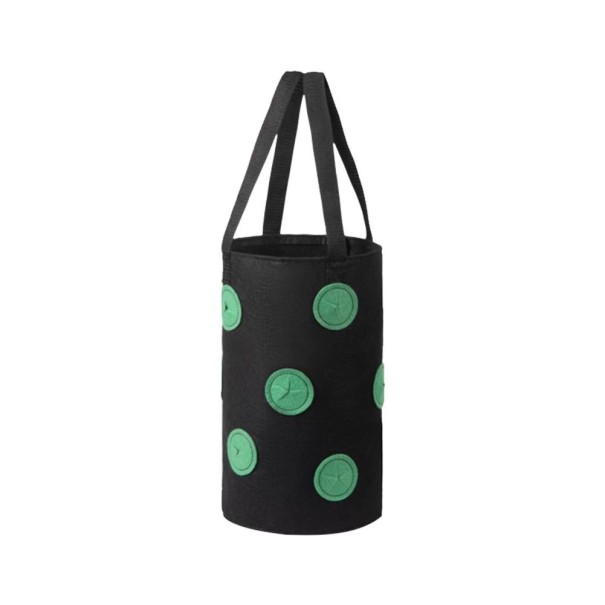 Pot de fleurs pour fraises noir