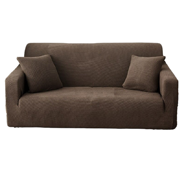 Potah na sedačku kávová 3místná sedačka (175 - 210 cm)