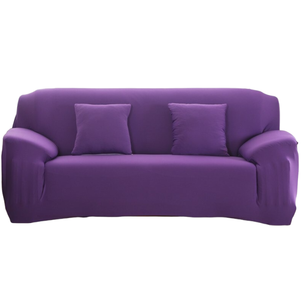 Potah na sedačku Z148 fialová 3místná sedačka (190 - 230 cm)