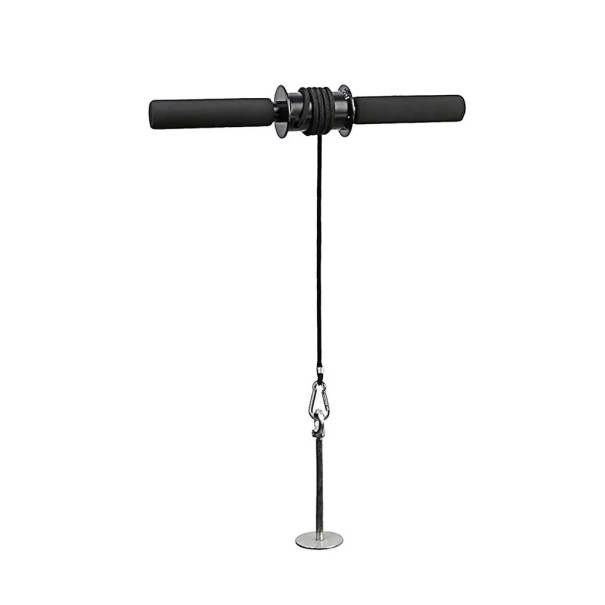 Potenziatore per polso e avambraccio con manico in acciaio 39 cm Cinghia regolabile con moschettone Allenatore di presa per esercizi a casa 1