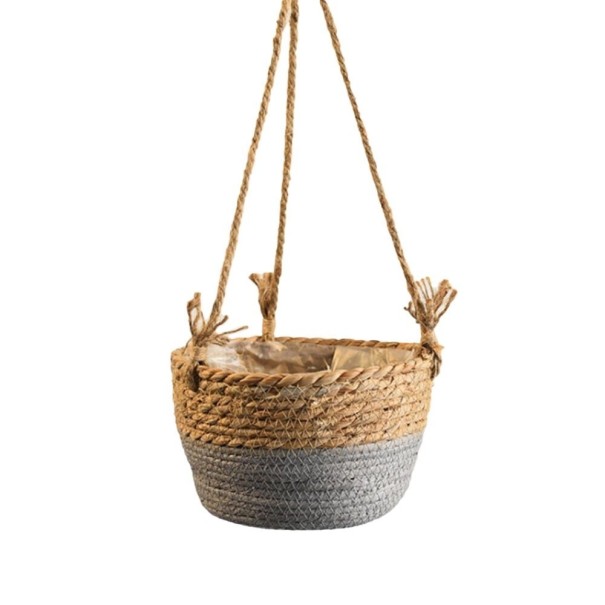 Pots de fleurs suspendus H900 gris