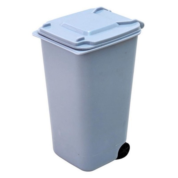 Poubelle de bureau N624 bleu clair