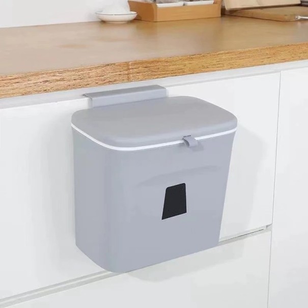 Poubelle suspendue N623 gris