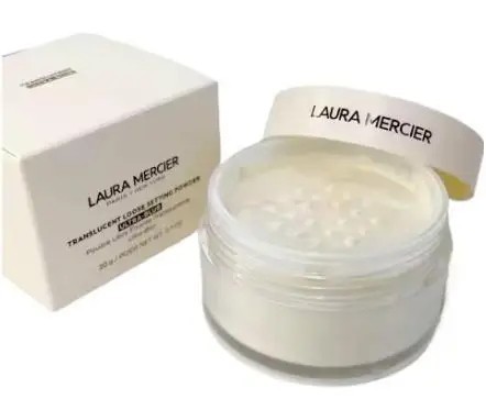 Poudre libre matifiante 29 g application douce effet longue durée pour fixer le maquillage et réduire la brillance de la peau lors du maquillage quotidien blanc
