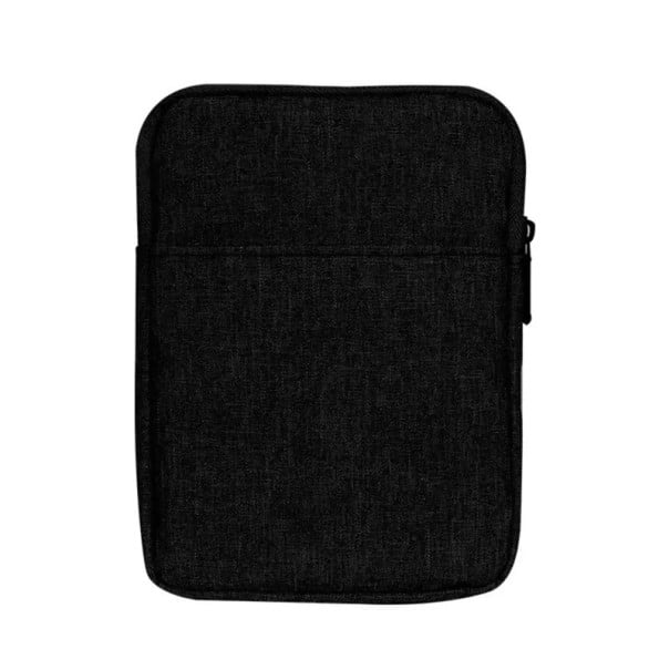 Pouzdro na čtečku elektronických knih se zipem 15 x 21 cm polyester polstrované s přední kapsou na kabel do batohu i tašky na cesty černá