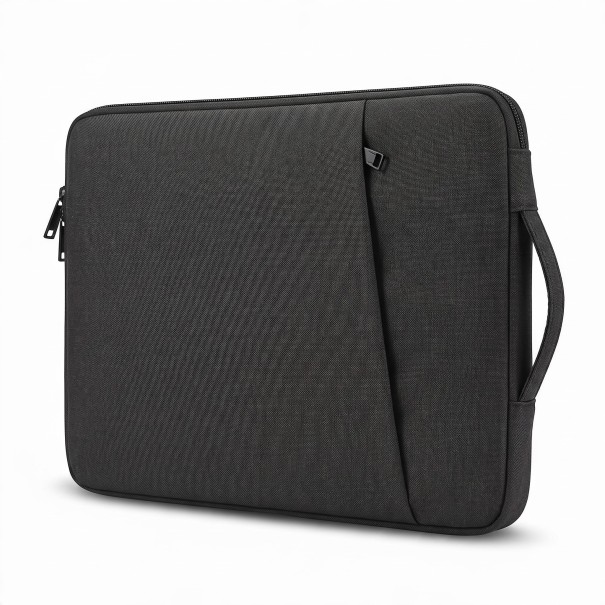 Pouzdro na notebook 14 až 15,4 palce S bočním uchem a přední kapsou na zip 38,5 x 27 x 3 cm Vodoodpudivé Pro MacBook Pro černá