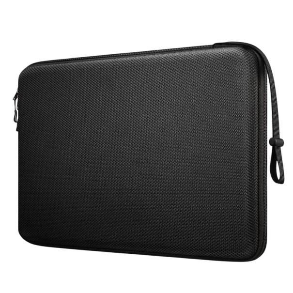 Pouzdro na notebook 16" s pevnou skořepinou EVA 39 x 29 x 3,5 cm voděodolné a odolné proti nárazům se zipem Černé do batohu i na cesty 1