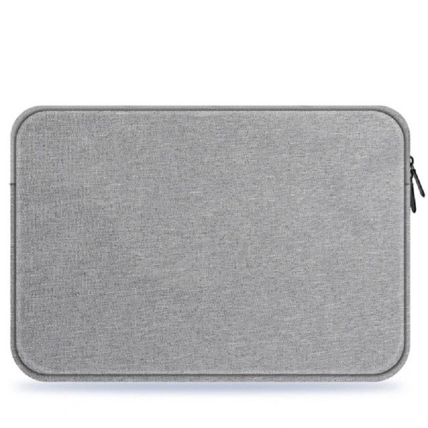 Pouzdro na notebook se zipem pro MacBook, Xiaomi, HP, Dell, Acer 12 palců, 32,5 x 23,5 x 2 cm světle šedá