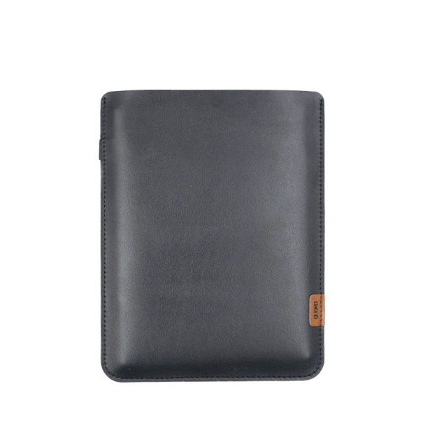 Pouzdro na tablet ultratenké matné 19,5 x 26 cm umělá kůže boční slot na pero zasouvací obal do batohu i tašky na cesty i do školy černá