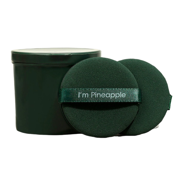 Powder Puff 7 pcs P3640 dark green