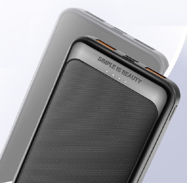 Power Bank 10000 mAh with PD Charging black