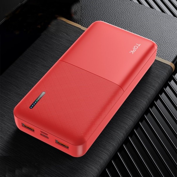 Power bank cu PD QC 3.0 20000 mAh roșu