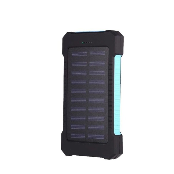 Power Bank with Solar Panel 30000 mAh blue