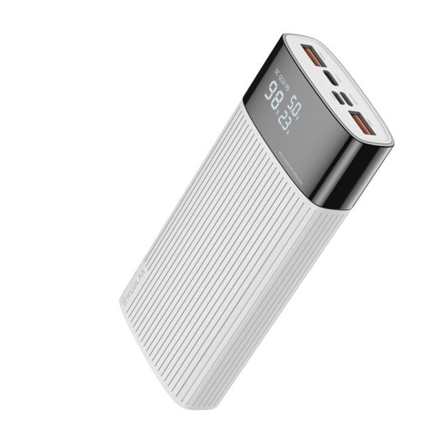 Power bank z wyświetlaczem 20 000 mAh biały