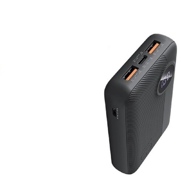 Powerbank 10000 mAh com PD QC 3.0 preto