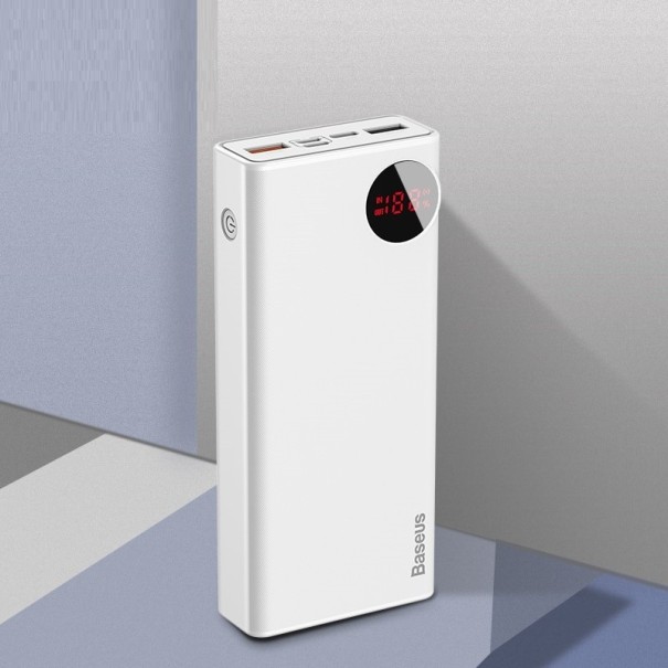 Powerbank 18 W (QC3.0 + PD3.0) 20000 mAh branco