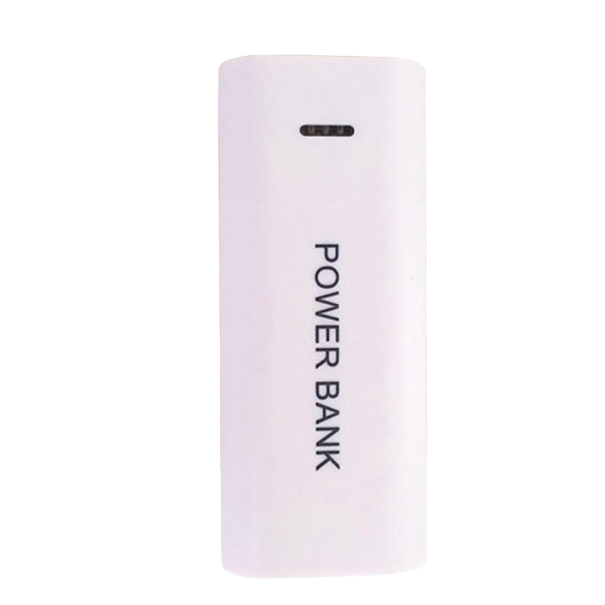 Powerbank 18650 akkumulátorokhoz fehér