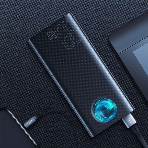 Powerbank 33W (PD3.0 + QC3.0) 30000mAh sort