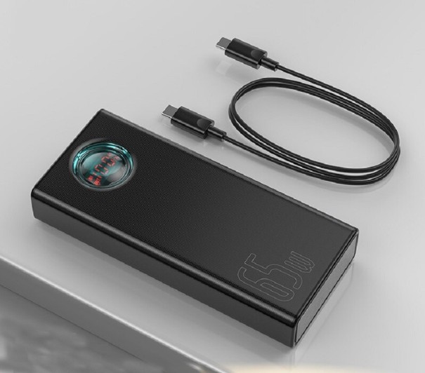 Powerbank 65 W (PD3.0 + QC3.0) 30000 mAh schwarz