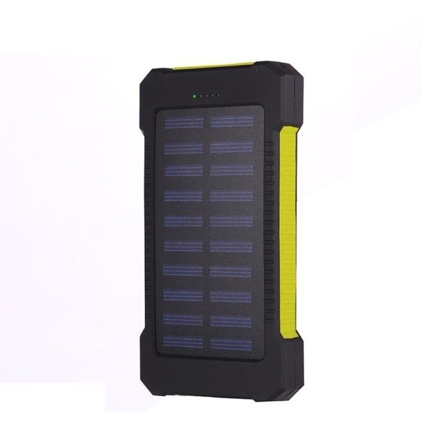 Powerbank avec panneau solaire 30000 mAh jaune