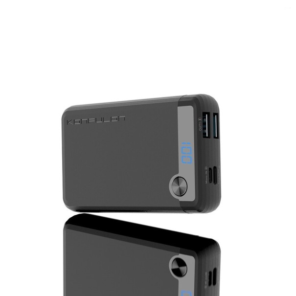 Powerbank med dobbelt USB-port 10000 mAh A1502 sort