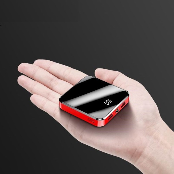 Powerbank med spegeldisplay 20000 mAh