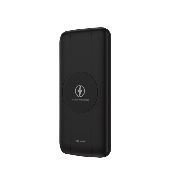 Powerbank met draadloos opladen 10000 mAh zwart