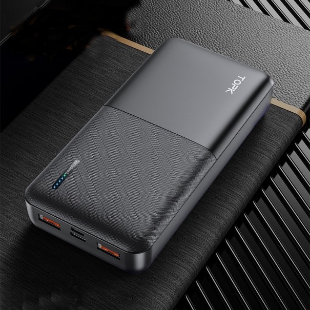 Powerbank mit PD QC 3.0 20000 mAh schwarz