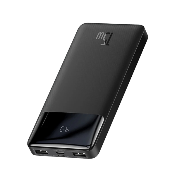 Powerbanka s Micro USB a USB-C 10000 mAh 15 W černá