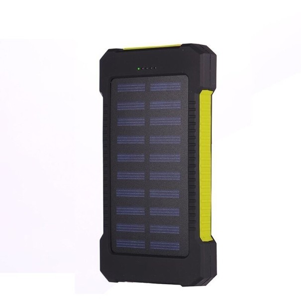 Powerbanka se solárním panelem 30000 mAh žlutá