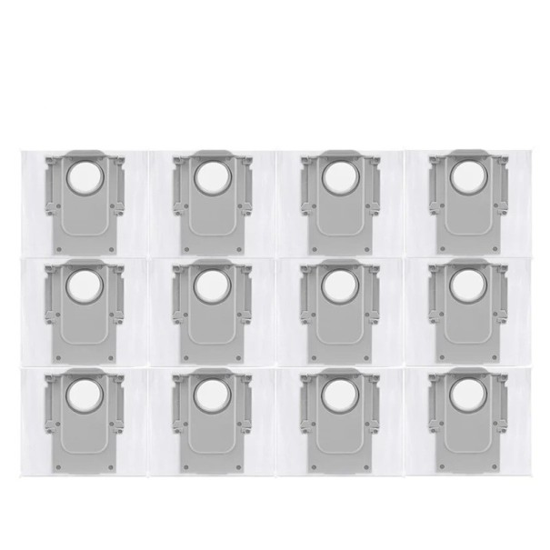 Prachové sáčky pro robotický vysavač 12 ks 218 x 120 mm odolné vícevrstvé pytlíky pro Roborock Q Revo MaxV Q Revo S a Q Revo Pro 1