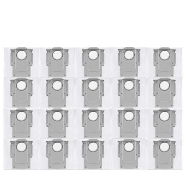 Prachové sáčky pro robotický vysavač 20 ks 218 x 120 mm odolné vícevrstvé pytlíky pro Roborock Q Revo MaxV Q Revo S a Q Revo Pro 1