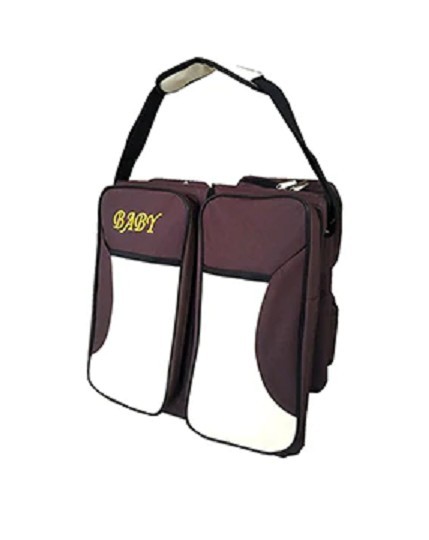 Práctico bolso para bebé 3 en 1 J3067 marrón