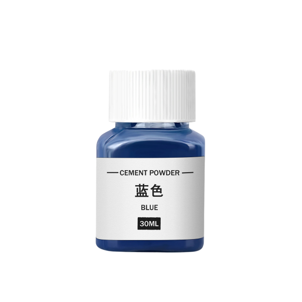 Práškový pigment na barvení cementu a betonu 30 ml koncentrované barvivo pro DIY odlévání dekorací podtácků květináčů a hobby tvoření modrá