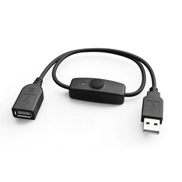 Predlžovací kábel USB 2.0 s vypínačom F / M 1
