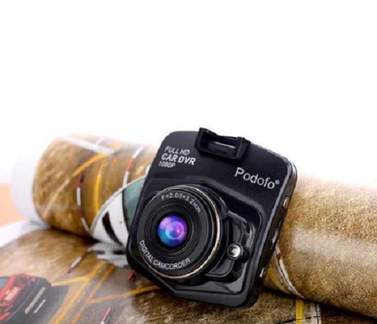 Přední FULL HD kamera do auta s nočním viděním černá