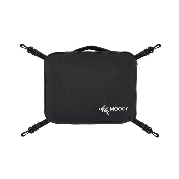 Prenosná chladiaca taška na paddleboard na uschovanie vecí 38 x 30 cm z 600D oxfordskej tkaniny vodoodolná čierna na vodné športy 1