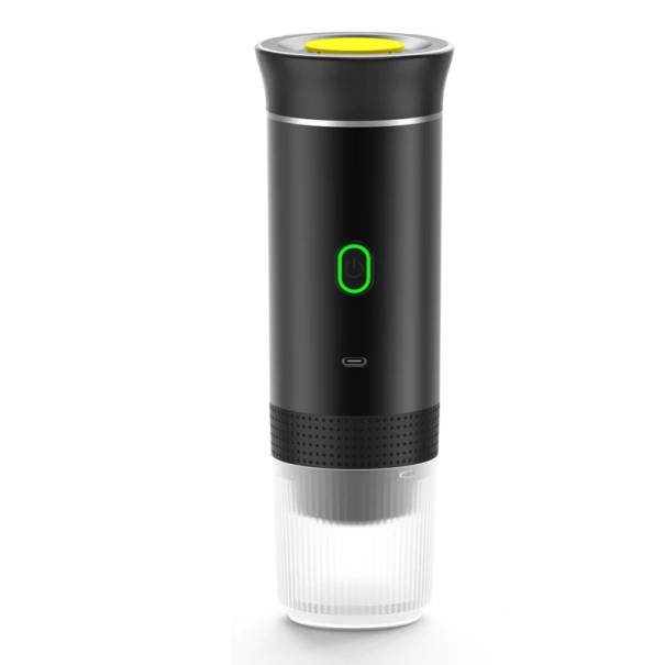Přenosný elektrický kapslový kávovar 3v1 espresso konvice do auta a na cesty s ohřívačem vody 60ml 12 V 72 W model KF-JN-02 1