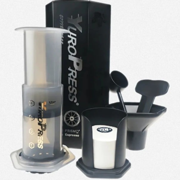 Přenosný kávovar AeroPress vzduchový press 400 ml plastový překapávací kávovar s papírovými filtry 64 mm na espresso 1