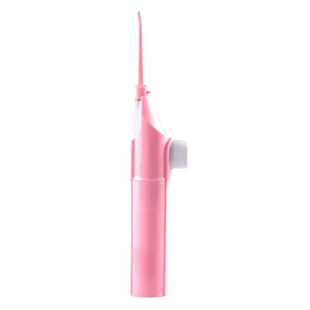 Prenosný ústny irigátor na čistenie medzizubných priestorov 90 ml Ústna sprcha pre dentálnu hygienu 26 x 14 x 5 cm ružová